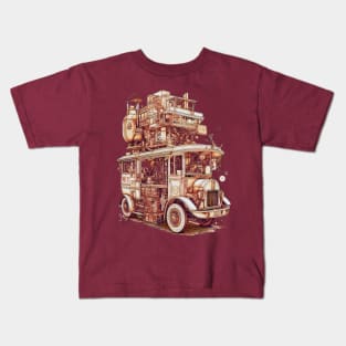 Dieselpunk Ice Cream Truck Kids T-Shirt